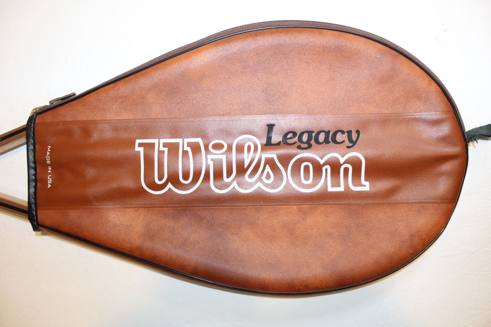 Vintage Wilson Legacy Tennis Racket Light 4 1/2 Grip Wood Boron Fiberglass