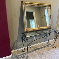 Mirror & Stand & Chair