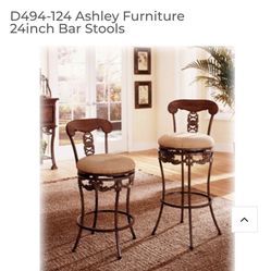 Ashley Furniture 24” Counter Height Bar Stools