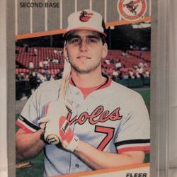 1989 Fleer Bill Ripken Error Card 