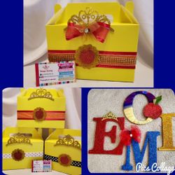 Snow white party stuff