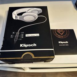 Klipsch Headphones with remote control microphone Reference On-Ear White 