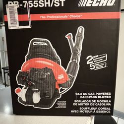 Echo PB-755SH/ST backpack leaf blower brand new never used, few available 