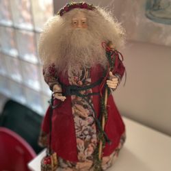 Santa Claus Christmas Holiday Season Decoration Figure Figurine Doll Ornament Vintage Novelty Display