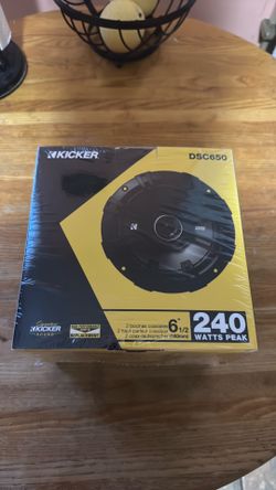 Kicker DSC650  speakers