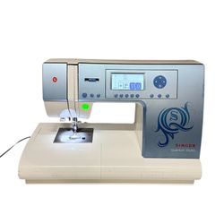 Singer Quantum Stylist 9980 Computerized Sewing Machine 820 Stitches ~ Power On