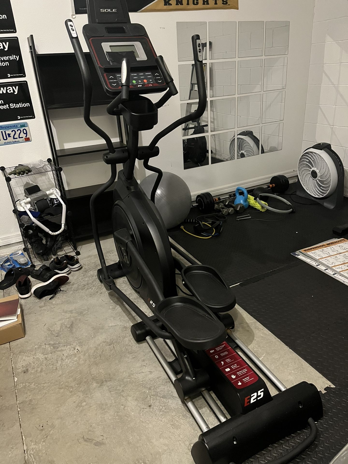 SOLE Fitness Elliptical Exercise Machine, Model E25