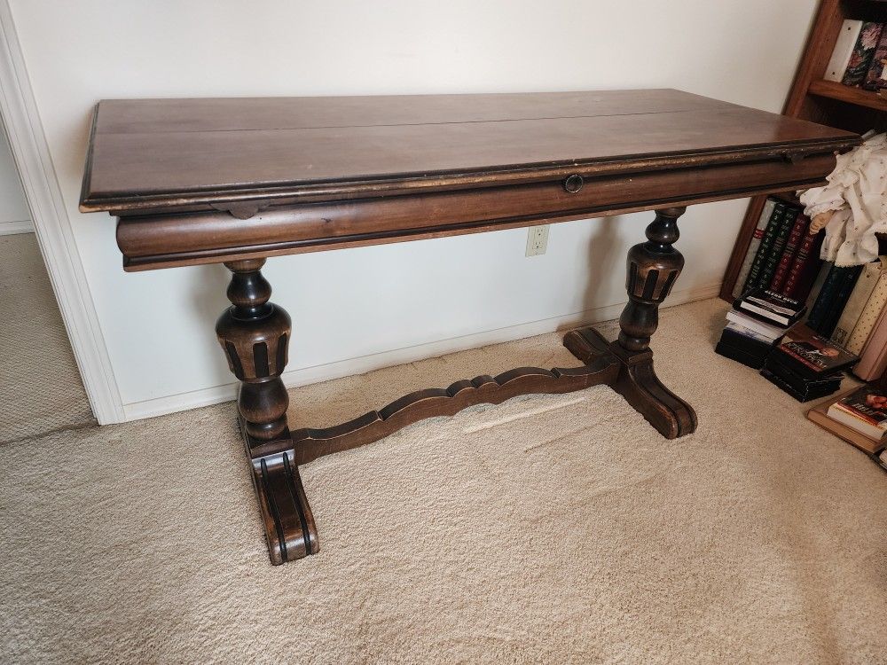 Antique Dining Table that has a hidden leaf - Sideboard