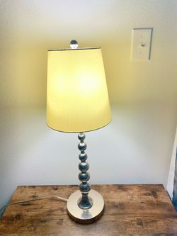 Ralph Lauren Stacked Ball Chrome Table Lamp