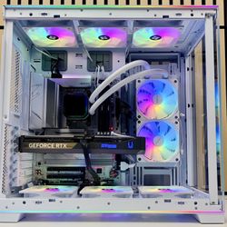 Gaming PC Custom Built by AREA-51✅🕹Full White RGB Set,Ryzen 7/32GB RAM/2TB🖥1 Yr Wrnty‼️ RTX 5070 GPU💥 $0 Down Finance Available