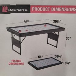 MD Sports air hockey table.
New in box

$200 FIRM