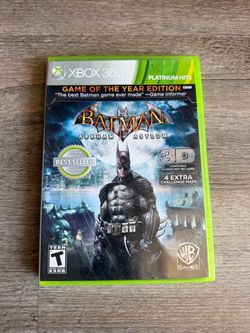 Batman Arkham Asylum Game of the Year Edition - Xbox 360