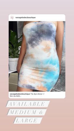 Tie dye dress