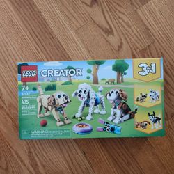 Lego 3 in 1 adorable dogs new