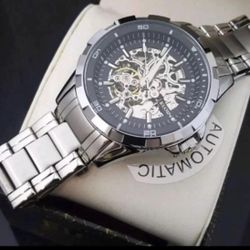 Men’s Mechanical Silver Watch 