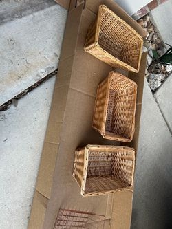 3 Piece Wicker Set