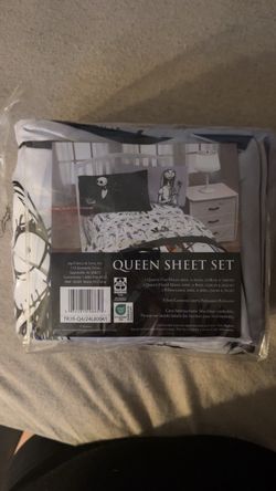 Nightmare Before Christmas Queen Sheet Set