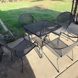 Metal Patio Set