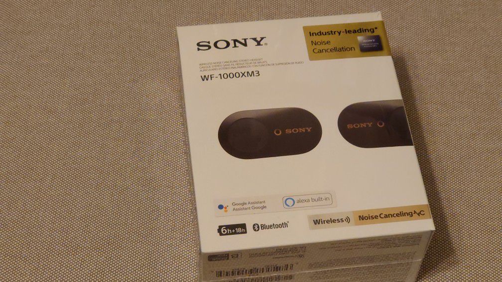 New Sony WF-1000XM3 - Black