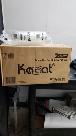 Karat dome lid for 12oz to 24oz 8 cajas