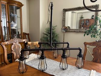 Industrial Pipe Chandelier