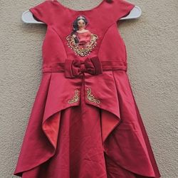 Disney Store Elena De AVALON Girl Red Dress 5/6