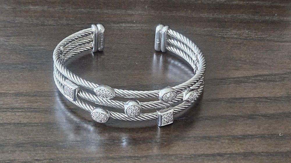 David Yurman Confetti 925 Sterling Silver Bracelet