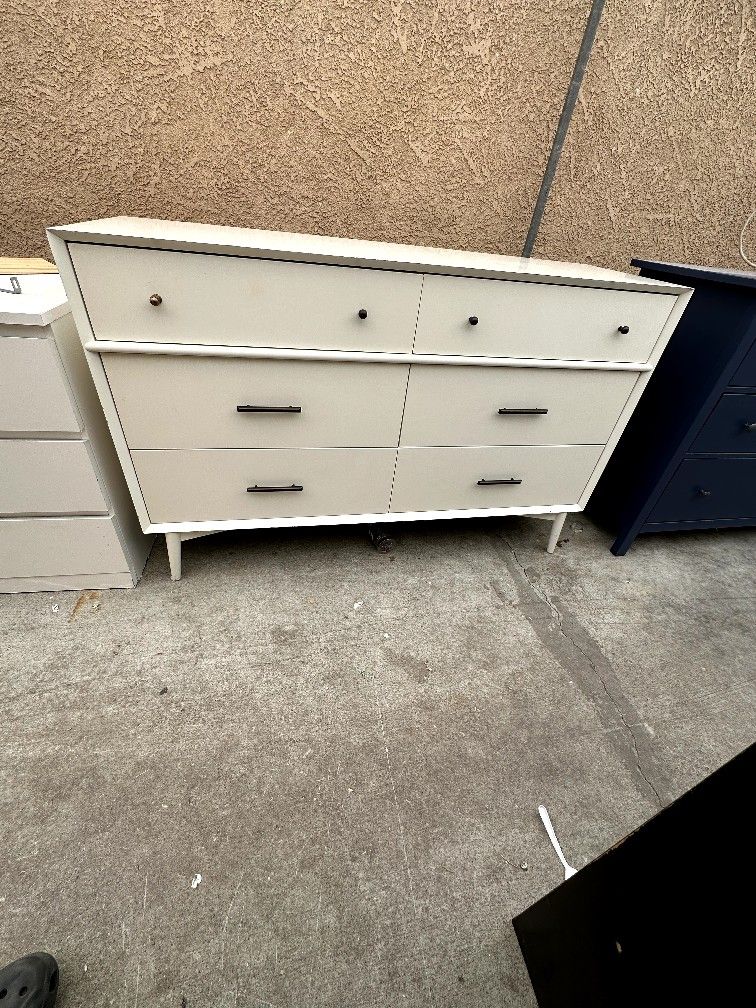 White West Elm Dresser