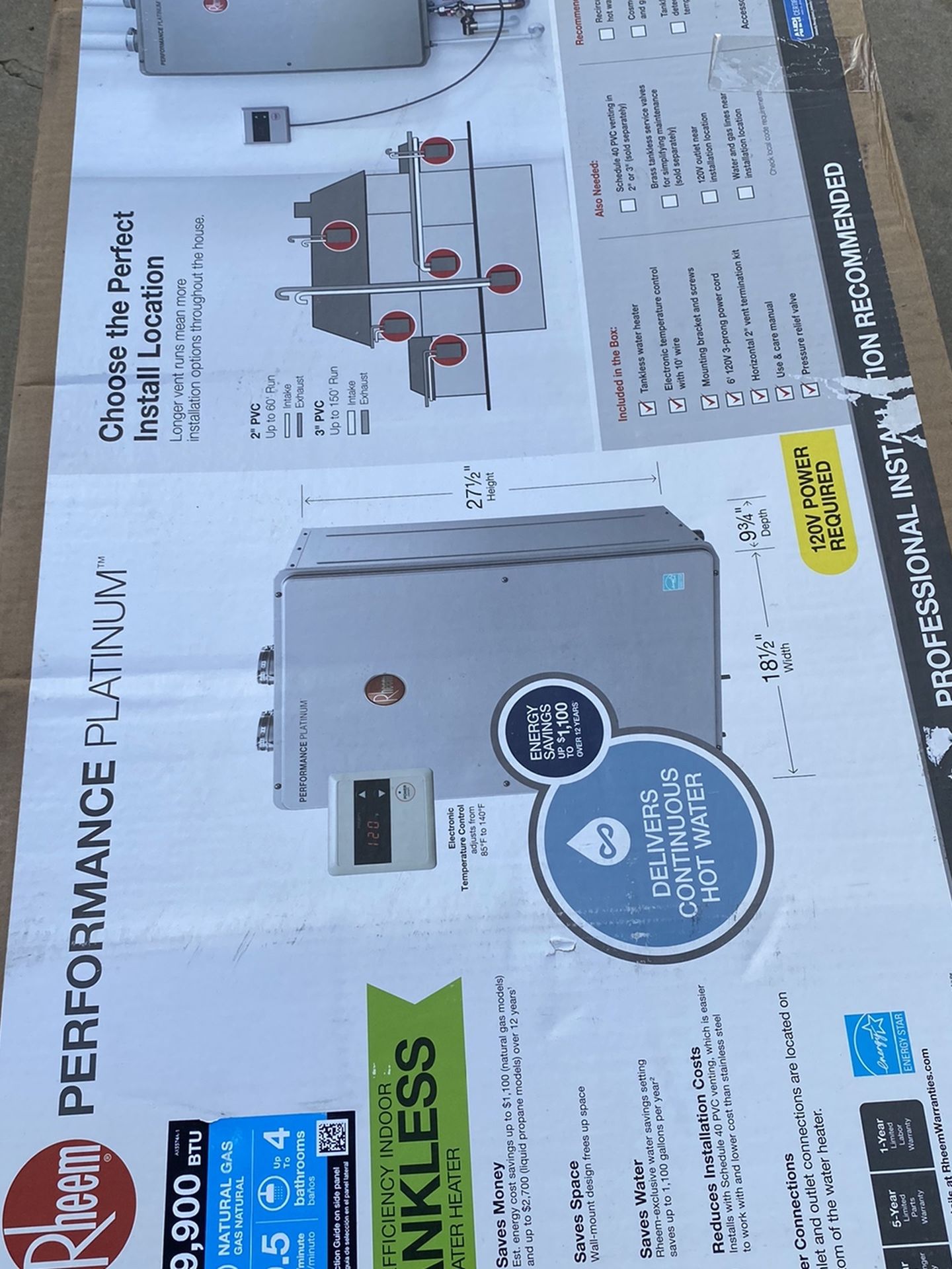 Tankles Water Heater