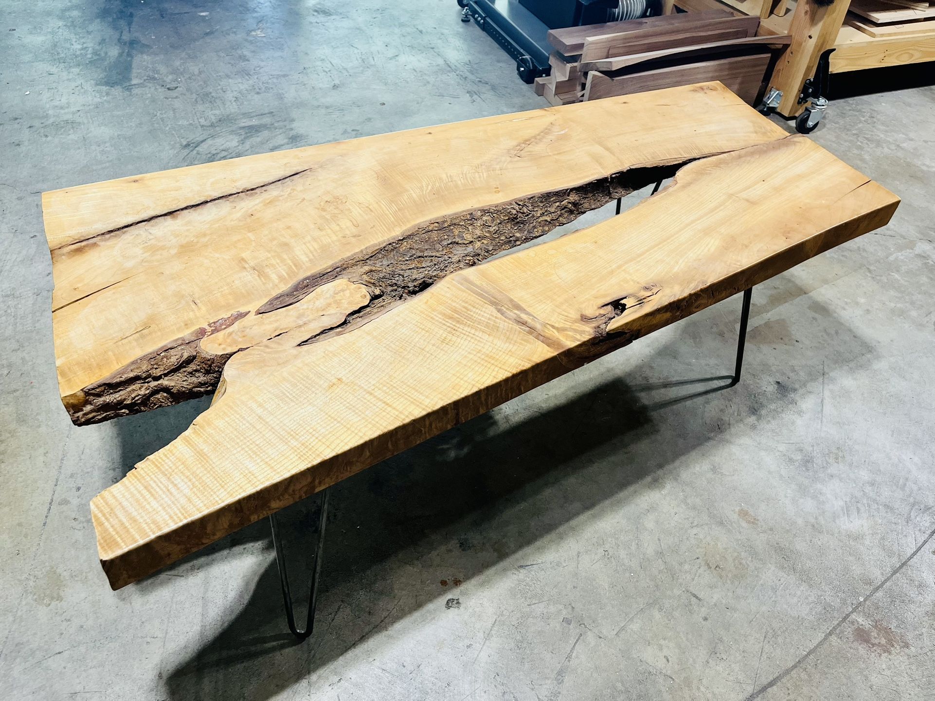 Beautiful Solid Slab Coffee Table