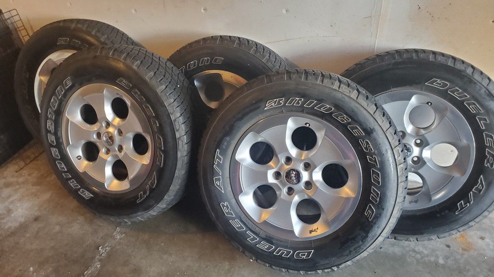 Wrangler wheels and tires