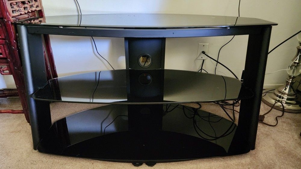 TV Entertainment Stand Stereo Media Storage Center
