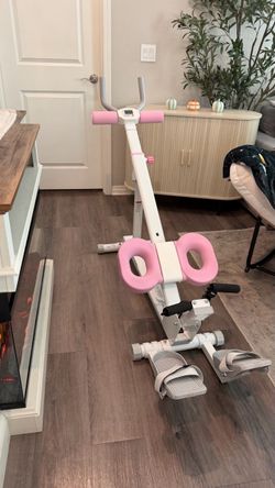 Ab Coaster Core Trainer Machine Pink White