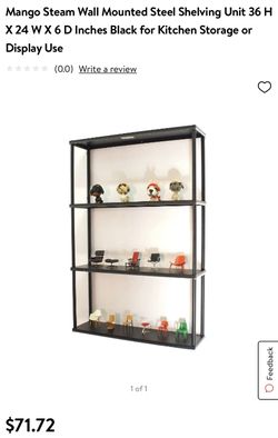 Floating Steel Shelving Unit