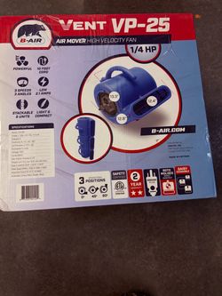 VP-25 blower  1/4 hp