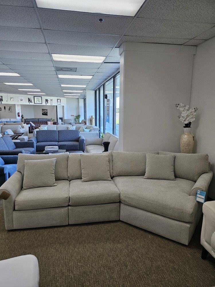 3-pc Fabric Sectional Sofa With Chaise-Wrenley