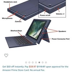 Logitech Rugged Protection Combo Keyboard and Folio Case for iPad 9.7 (5th Gen) / (6th Gen) -m