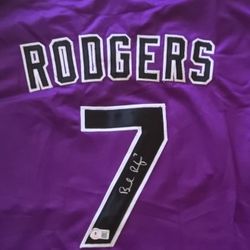 Authenticated Brendan Rodgers Signed Jersey Colorado Rockies