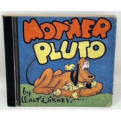 Vintage 1939 Walt Disney Mother Pluto Picture Book