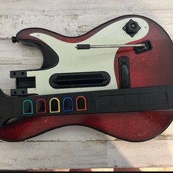 Guitar Hero 5 Band Hero Wireless Guitar PS2 PS3 Sunburnt 95893.805 No Dongle
