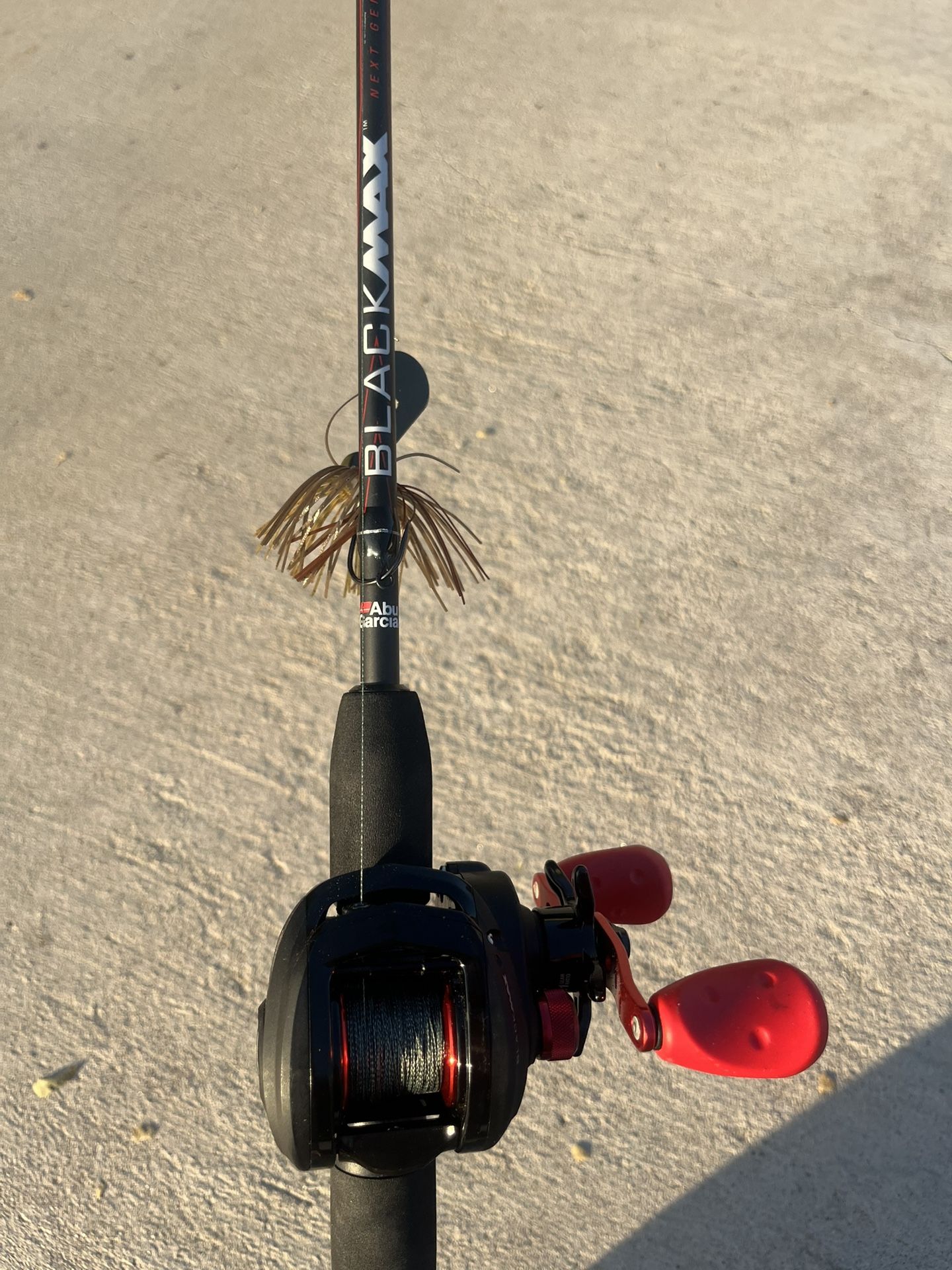 Fishing Rod For Sale (New)-Abu Garcia Max X Black 6’6” Casting Rod/Reel Combo