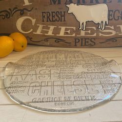  Cheese Plate By Anchor Hocking 
