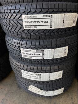 235/65/18 Bridgestone 4 new tires installed ✅