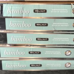 4. 5 Boxes Of Walnut Bamboo Flooring 