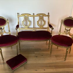 Genuine Late 19th Century Louis XVI-style French Salon Furniture 