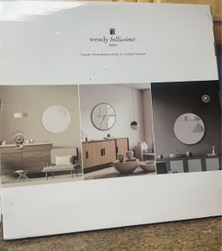 Wendy Bellissimo Home Round Wall Mirror