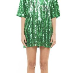 Green Sequin Shirt 