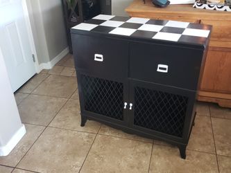 Vintage wine cabinet