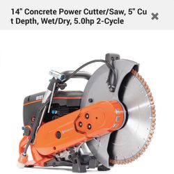 Gas powered concrete cutter 14 inch