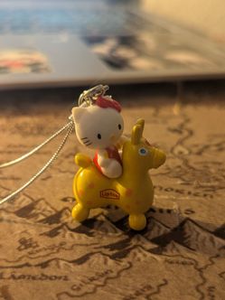 Hello Kitty x Lipton Rody Keychain Vintage Very Small
